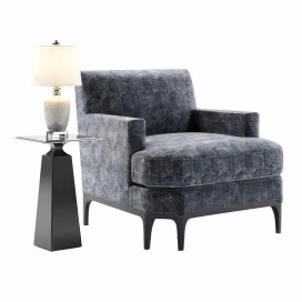 Celestite armchair